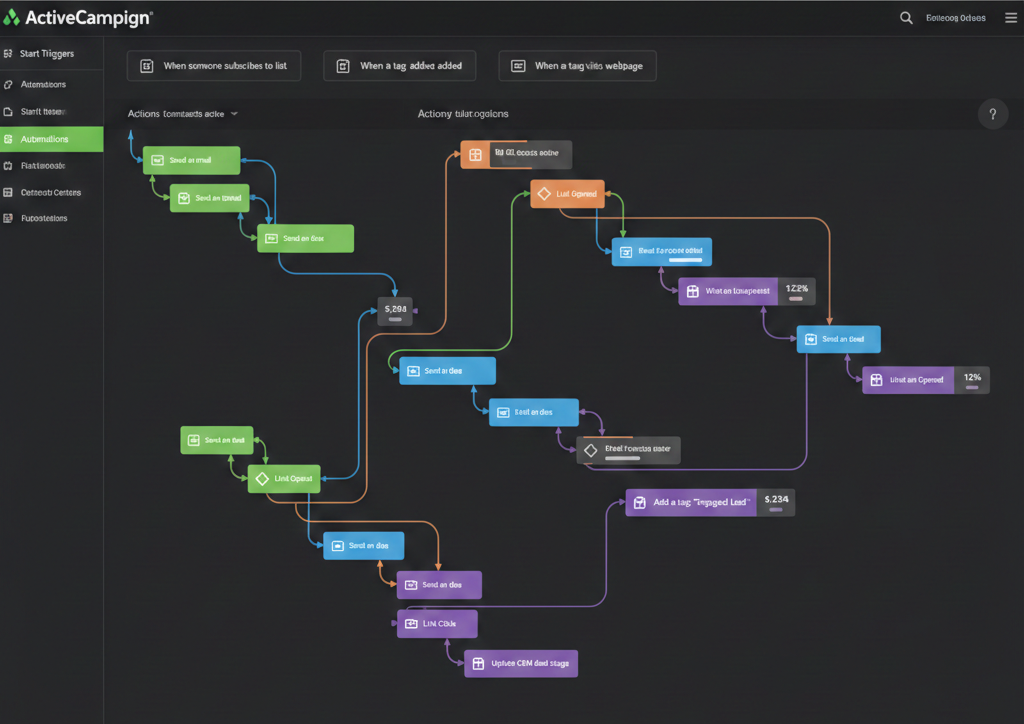 ActiveCampaign review interface en automatiseringsfuncties 2026