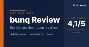 bunq review zzp 2026