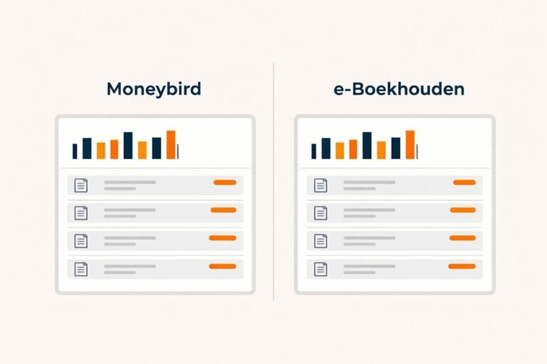 Vergelijking van Moneybird en e-Boekhouden boekhoudpakketten voor zzp'ers