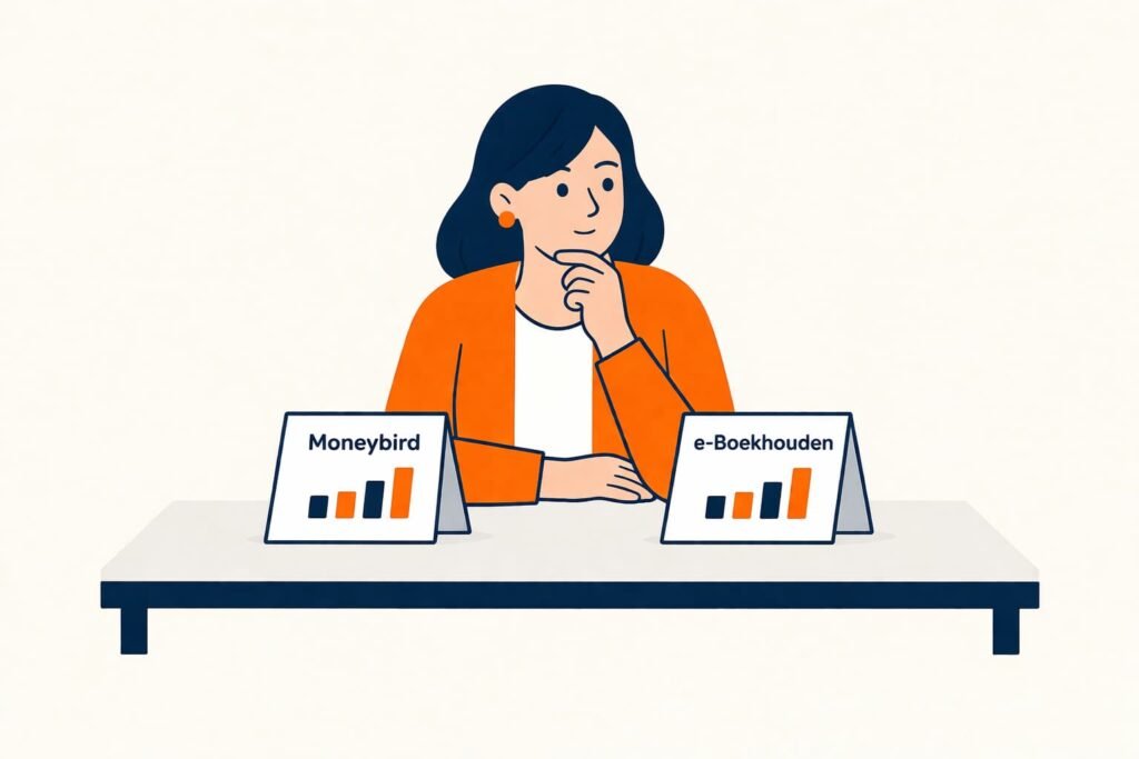 Wat is beter, e-boekhouden of moneybird voor zpp'er