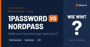 1Password vs NordPass vergelijking 2026 voor zzp'ers, welke wachtwoordmanager past bij jou