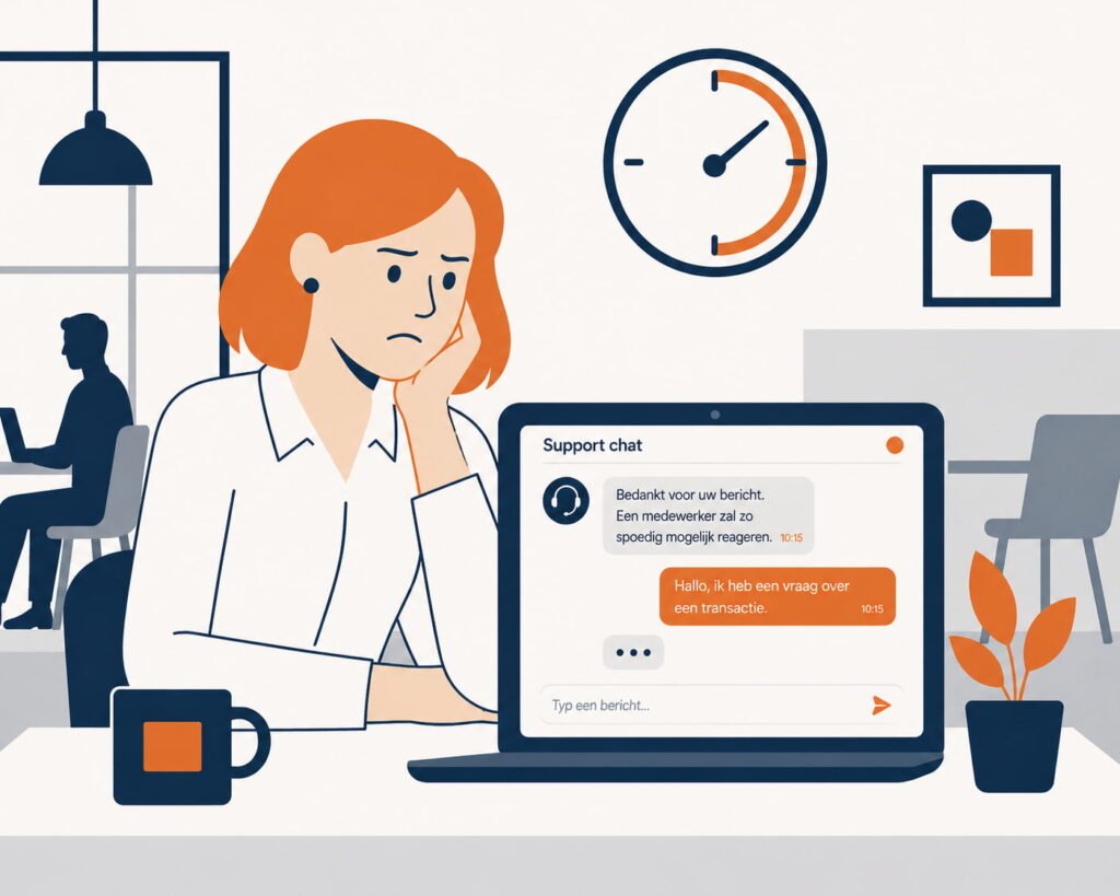 bunq vs abn amro. Klantenservice via chat, bij bunq
