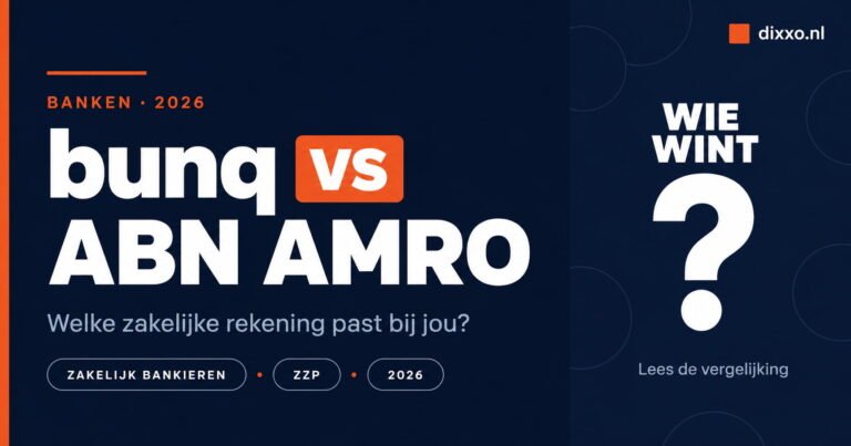 bunq vs abnamro 2026, welke kiest de zzpér?