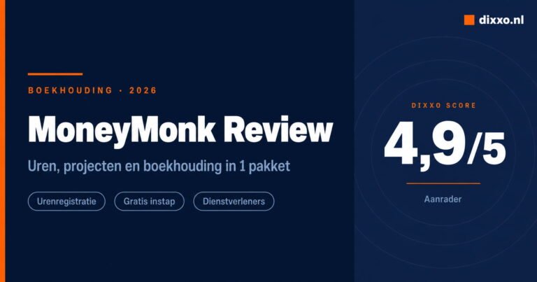 moneymonk review 2026 boekhoudprogramma zzp