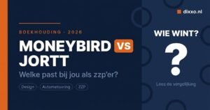 Moneybird vs Jortt vergelijking voor zzp'ers 2026