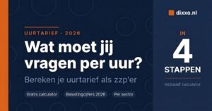 uurtarief berekenen zzp