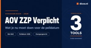 Verplichte AOV voor zzp'ers 2026 - wat je nu moet doen voor de peildatum