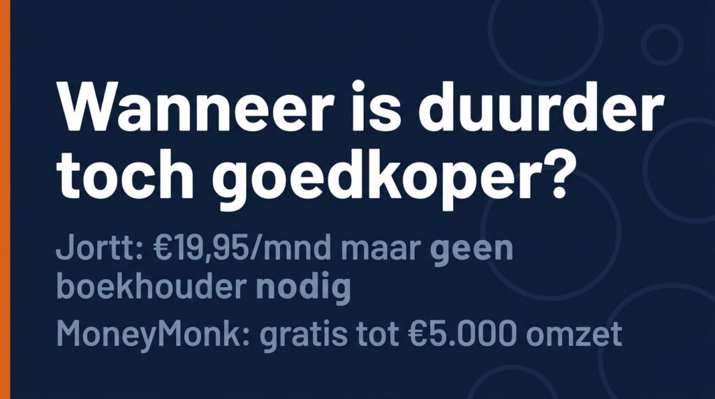 wanneer kies je welk boekhoudprogramma als zzp-er